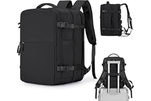 BJLFS Mochila Viaje Cabina Avion para Ryanair 40×20×25 Bolsa de Cabina 45x36x20 para EasyJet Equipaje de Mano Cabina Avion Mochila de Senderismo Mochila Impermeable Cabina Mochila para Wizzair