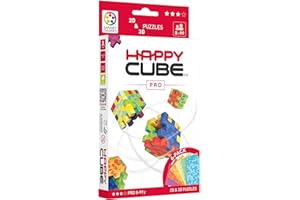 SmartGames - Happy Cube Pro, 2D and 3D Puzzles, Foam Cubes, Ages 8+