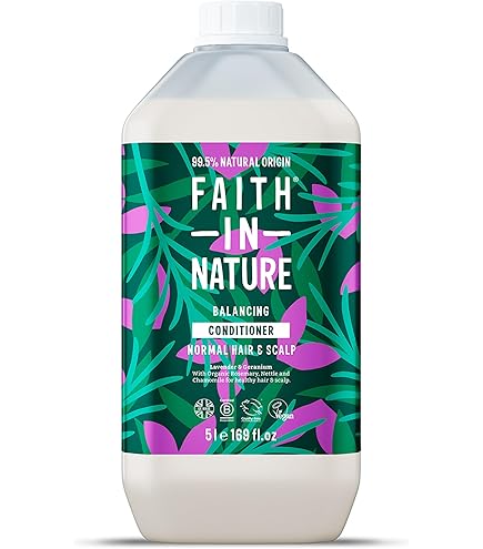 Faith In Nature Organic Aloe Vera Conditioner, Soothing for Normal Hair &  Scalp, Vegan & Cruelty Free, No SLS, Silicones or Parabens, 5L Refill Pack  : Amazon.co.uk: Beauty