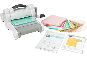 Kit para principiantes de troquelado y estampado manual Sizzix Big Shot (6 pulgadas) | Fabricación de tarjetas, manualidades con papel, álbumes de recortes