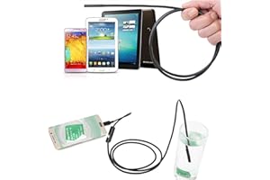 ZERONE Endoskop, obiektyw szerokokątny 7 mm 2 m wodoszczelny 6 LED android endoskop mini USB cable endoscope
