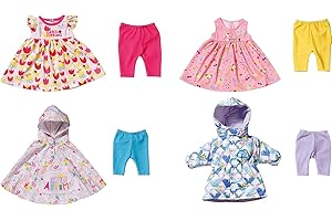Zapf Creation 829424 Baby Born Deluxe Vêtements de poupée 4 Saisons 43 cm