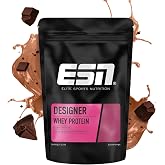 ESN Designer Whey Protein, Chocolate, 1 kg | Up to 23g of protein per serving - Made in Germany