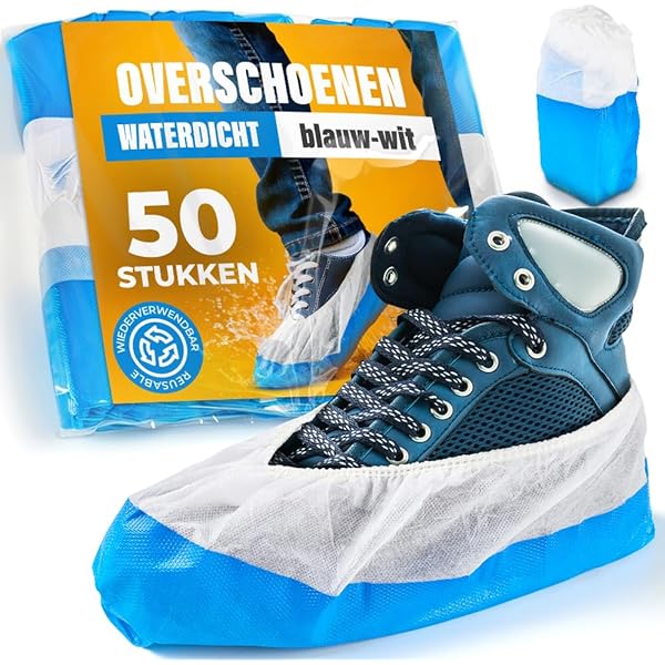 Overschoenen Waterdichte Regenlaarzen Herbruikbare Trainer Scooter Antislipschoenen Regenhoezen(M zwart