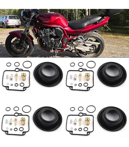 4x Vergaser-Reparatursatz Für Suzuki GSF 1200 Bandit / GSX 750 F / GSX-R 1100/750 – BSR36S