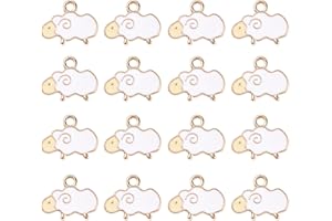 KitBeads Enamel Jewellery Making Charms Assorted Colorful Pendant Charms for Jewellery Making Bracelets Necklace Bulk