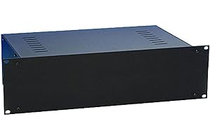 Adam Hall 19" Parts 87409 V - Boîtier Rack 19" Vide 3 U avec Fentes Aération