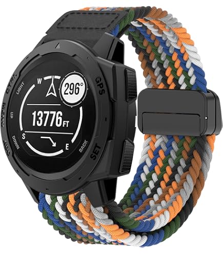 Per Garmin Instinct 2X Solar Sports cinturino in silicone bicolore (blu