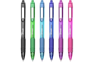 ZEBRA PEN Zebra Z-Grip Smooth - Retractable Ballpoint Pen - Assorted Pack of 6