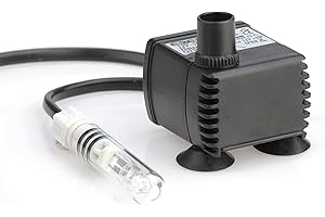 OASE Pontec 57502 PondoCompact 300iL - Indoor-Statuenbrunnenpumpe, kompakte Brunnenpumpe für Fontänen und Wasserspiel, inklusive Eco-Halogenleuchte, Grau