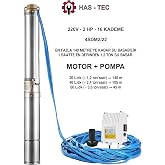 4SDM2/22 Derin Kuyu Dalgı&ccedil; Pompa Seti | 2 HP - Monofaze Motor + Pompa + Kontrol Panosu Komple Set
