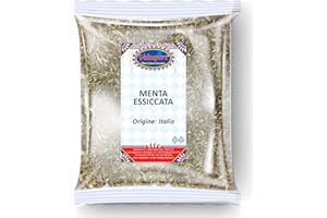 VALSAPORI Menta Piperita Essiccata al Sole - Busta da 100 gr | Gluten Free Vegan | Menta Secca per tè e tisane al Mentolo | Erba Aromatica 100% Naturale Coltivazione Selezionata Qualità Premium (Menta Secca)