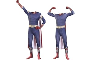 Xinchangda The Boys Homelander Cosplay Jumpsuit The Deep The Trainer Starlight Cosplay Costume Bodysuit Uniform Full Set for Adult Kids Halloween Carnival Outfits
