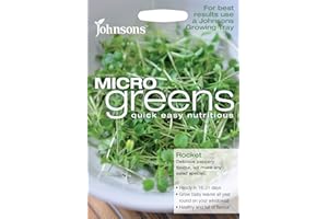 MR FOTHERGILLS Johnsons 19951 Microgreens Rocket Seeds - Green, 1.0 cm*17.6 cm*10.8 cm