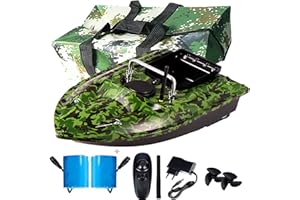 CGLYYDS Bateau Amorceur Peche, Outil De PêChe Assisté par Coque éTanche et Anti-Chute, Robuste Et Durable Peut Transporter Toutes Sortes D'AppâTs Et D'HameçOns, 500m sur OpéRation à Distance