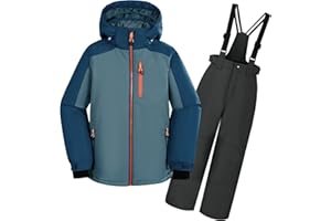 ODYSSEY-REFUGE OLIVER Jungen-Schneeanzug Abnehmbarer Kapuzen-Skianzug Extra Wärme Winteranzug