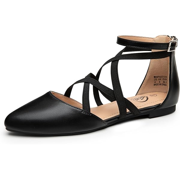 Ollio Women's Shoes Glitter Casual Comfort Light Pointed Toe Ballet Flats F112