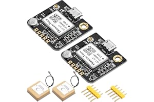 YUSVWKJ NEO-6M GPS Module Navigation Satellite Receiver 2Pcs - Compatible with 51 Microcontroller STM32 Arduino UNO R3 with Antenna