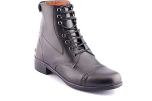 Equitack Womens Ladies Jodhpur Boots Short Riding Horse Paddock Stable Black Brown 3-8