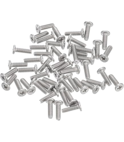 Flachkopfschraube, 50 Stück M3 304 Edelstahl SS304 Flachkopf-Sternantriebs-Maschinenschrauben Schrauben Für Haushalt, Bürogeräte, Kommunikationsgeräte(M3×6