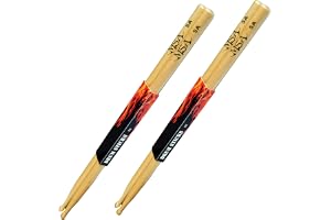 Okänt par Drumsticks5A 4 stycken lönnträ Malletpinnar trähuvud trummisticksMSA Impact Sticks 5A