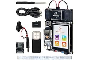 Freenove Development Kit for ESP32-S3 ESP32 S3 CAM (Included), Dual-core 32-bit 240 MHz Microcontroller, Onboard Camera Wireless, Touch Screen Stereo Speakers Heart Rate Sensor, Tutorial Code
