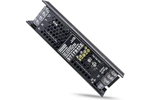 REYLAX Trasformatore LED Dimmerabile 12V 60W, 0/1-10V e Dimmerazione a TRIAC, Alimentatore 12V 5A di Tensione Costante, Driver LED di Bassa Tensione per Strisce LED, Luce dell'armadio