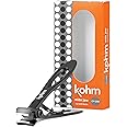 KOHM (Black) - CP-120L 5mm Heavy Duty, Wide Jaw Toenail Clippers (Black)