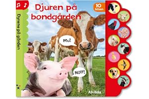 Djuren på bondgården. Ljudbok med 10 ljud
