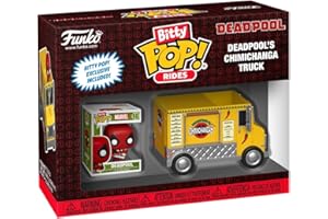 Funko Pop Bitty Ride: Marvel - Deadpool with Chimichanga Truck - Collectable Vinyl Figure - Gift Idea - Official Merchandise - Toys for Kids & Adults - Superheroes Fans - Model Figure for Collectors