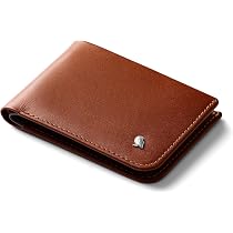 Buy Bellroy Hide & Seek Wallet (Slim Leather Bifold Design, RFID Protected, Holds 5-12 Cards, Coin Pouch, Flat Note Section, Hidden Pocket), Sienna, One Size, Minimalist at