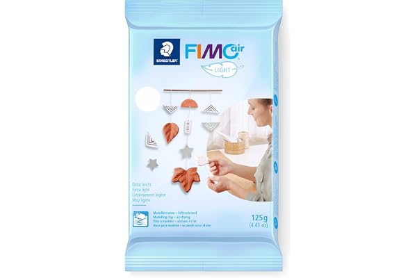Staedtler FIMO Air Light - Pain pâte à modeler - 125 grammes - Blanc - 8133-0