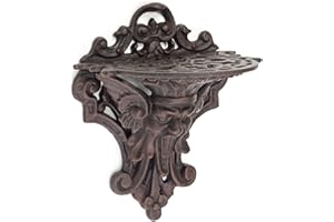 aubaho Gargoyle Regal Wandregal Konsole Wandkonsole Fabelwesen Garten Eisen Antik-Stil