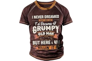 SHZFGUI Men's Sports Raglan T-Shirt Retro Short Sleeve Round Neck Plus Size Letter Printing Fashion Tops (S-XXXXXXL)