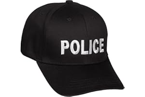 Black Snake Baseball Cap SWAT FBI Security Police Schwarz