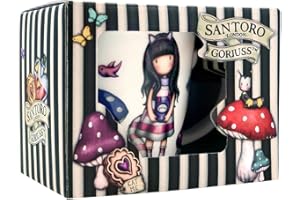 Safta 933GJ14, Tazza Grande Gorjuss Cheshire Cat Unisex Bambini, Multicolore, M