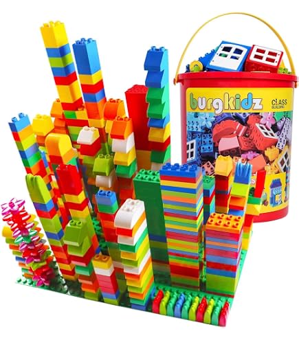 Plaque De Base De Construction Bleue – 38,1 X 26,7 Cm – Compatible Avec Grandes Marques De Blocs