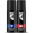 Beardo Mafia & Spy Deodorant Perfume Body Spray (120ml x 2) | Long Lasting No Gas Deo For Men | Oriental, Woody Notes - Mafia Deo | Aromatic Fresh - Spy | Christmas gift for men | Gift For Friends | Gift for Men