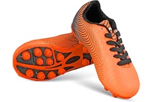 VIZARI Stealth - Scarpe da calcio resistenti per ragazzi e ragazze, scarpe da calcio resistenti per allenamento all'aperto e partite