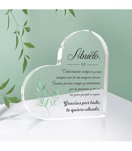 Bloque De Fotos Personalizado Para La Abuela, Bloque De Fotos Acrílico Independiente, Regalo Para La Abuela, Regalos De Navidad Para La Abuela - España