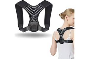 DENDAWEN Busto Correttore Posturale per Schiena Dritta, Fascia Raddrizza Spalle, Corregge la Postura Uomo e Donna, Porosità