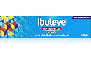 Ibuleve Pain Relief 5% Ibuprofen Gel, Clinically Proven, Anti-Inflammatory Relief for Joint Pain, Sprains, Backache, Muscular Pains and Sports Injuries, 100g