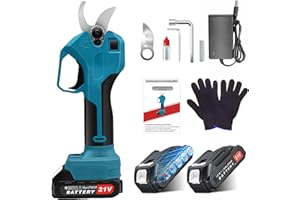 Forbici Potatura A Batteria, Sentasi Forbici Elettriche 500W, 1-2h Tempo Di Lavoro, Cesoie Batteria 2000 Mah 2, 25 Mm Di Diametro Di Taglio