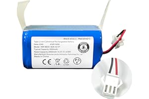 XITAIAN 14.4V 41.44Wh 2800mAh INR18650 M26-4S1P 4INR19/66 Aspiradora Robótica de Batería Carga Cilíndrica de Iones de Litio para Shark RV700, RV720, RV725, RV750(3-Prong Plug)