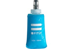 FITLY Gourde Souple Pour Sac D'hydratation De Course - Idéal pour Le Running, Vélo, Randonnée - Bouteille D'eau Pliable pour Utilisation en Extérieur - Flasque souple pour l'hydratation