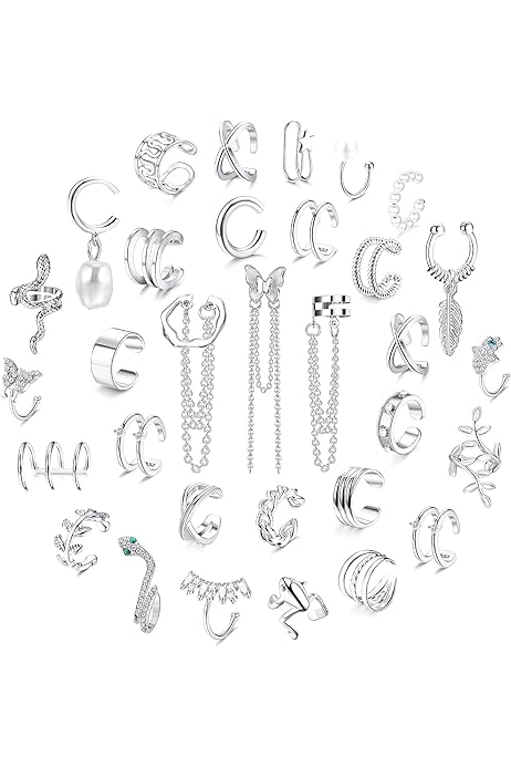 Orecchini Acciaio Inossidabile Yheakne Orecchini A Catena Con