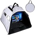 HoYiXi Universal Laptop Sun Shade and Privacy Foldable Shield Working Outdoor Travel Sun Shield for 13-16 inch MacBook Air Pr