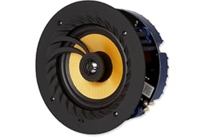 LITHEAUDIO All-In-One 6.5" Bluetooth Ceiling Speaker (Master - 03200), 50W RMS Class D Amplifier, Voice Control, Perfect for Kitchens, Living Rooms & Bedrooms