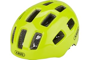 ‎ABUS ABUS Youn-I 2.0 kask rowerowy z oświetleniem dla dzieci, młodzieży i młodych dorosłych – dla dziewcząt i chłopców