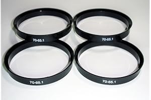 Centradores 4 LLANTA 70-65.1 Aros para Llantas ALUTEC ATS AUTEC Anzio Rial